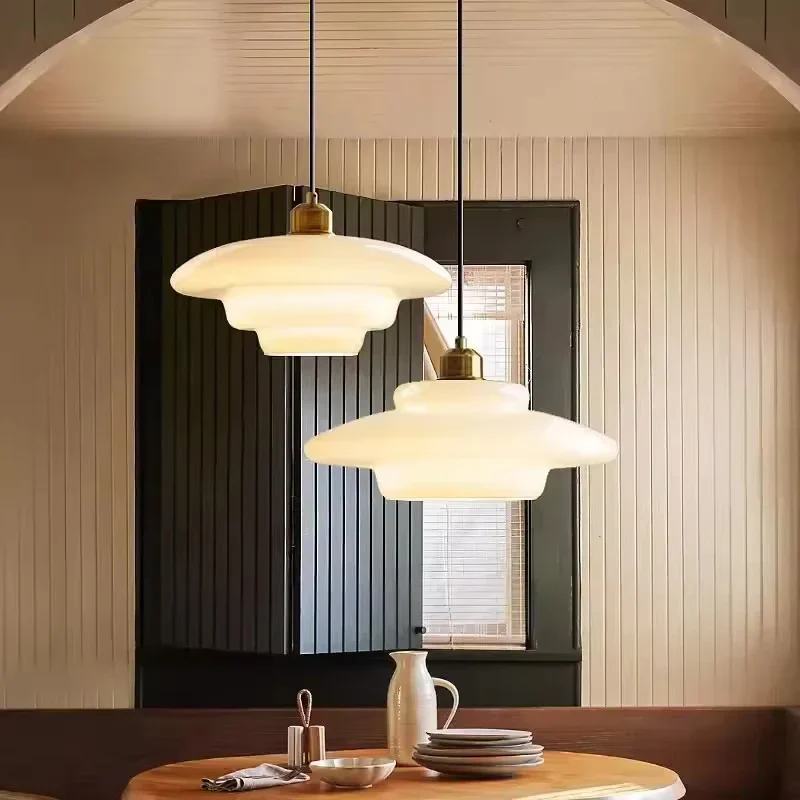 Nordische Glas Pendelleuchte Klar für Studio Apartment und Kleinwohnung Modern