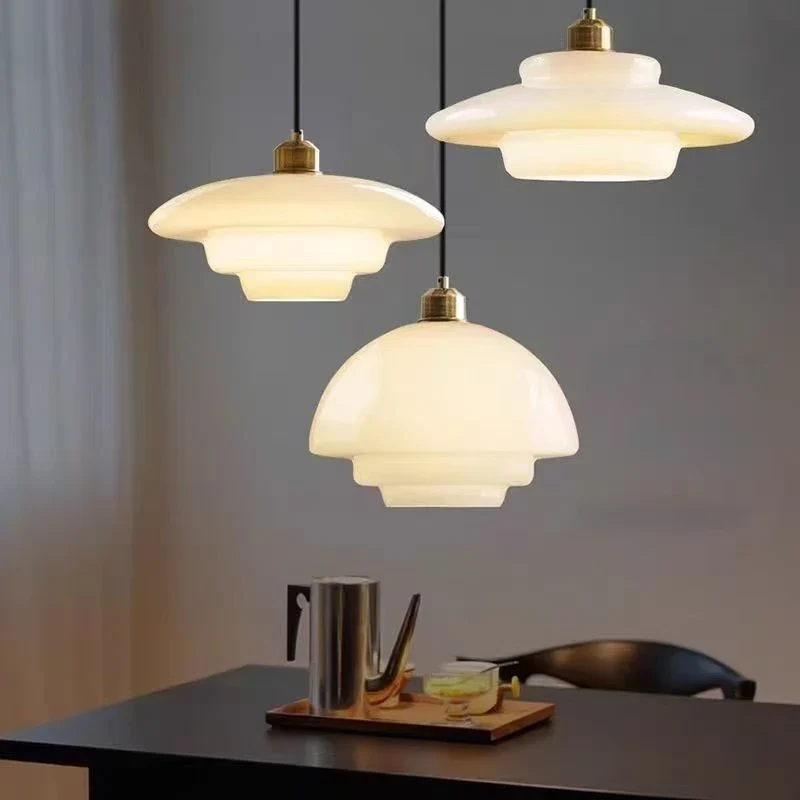 Nordische Glas Pendelleuchte Klar für Studio Apartment und Kleinwohnung Modern