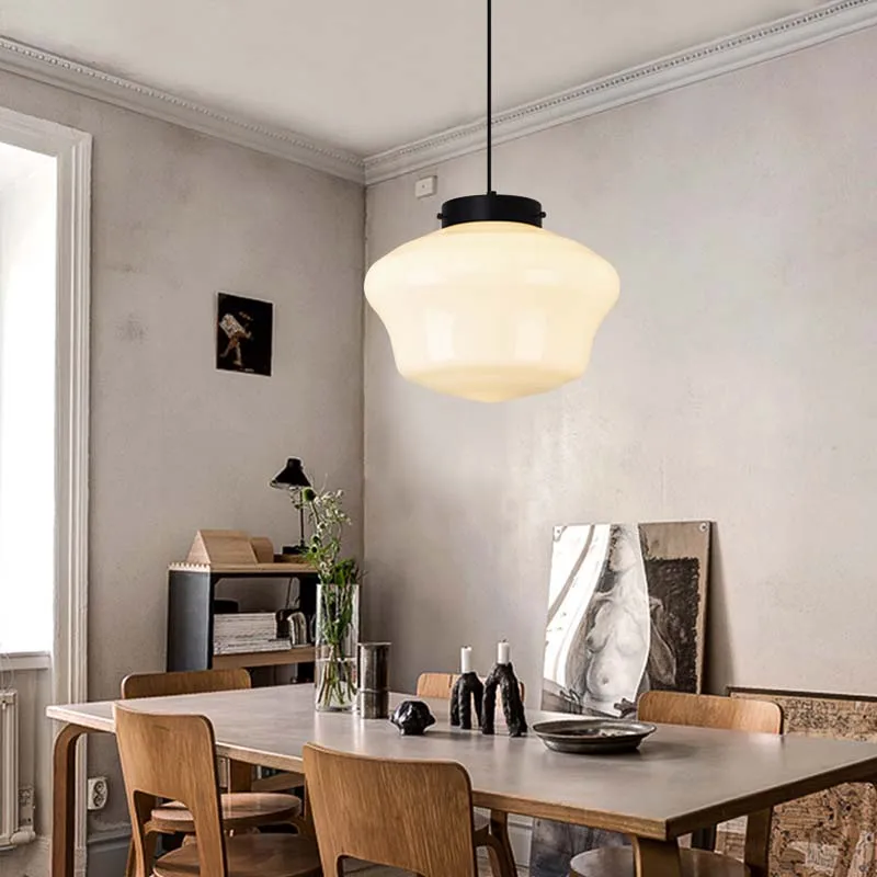 Nordische Glas Pendelleuchte Klar für Studio Apartment und Kleinwohnung Modern