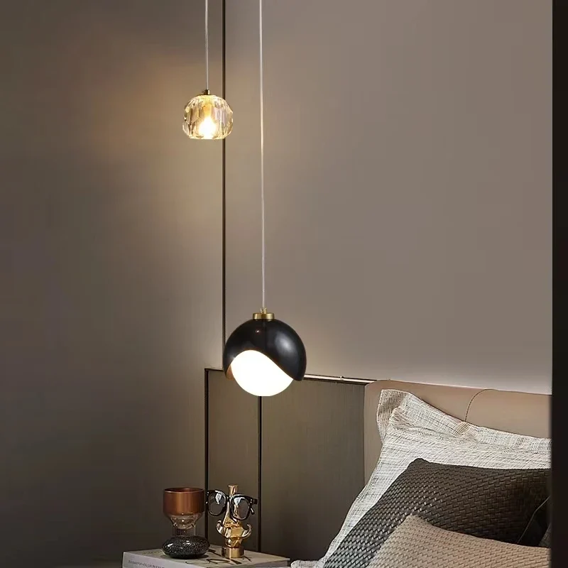 Moderne Kristall Pendelleuchte Romantisch für Schlafzimmer und Ankleidezimmer