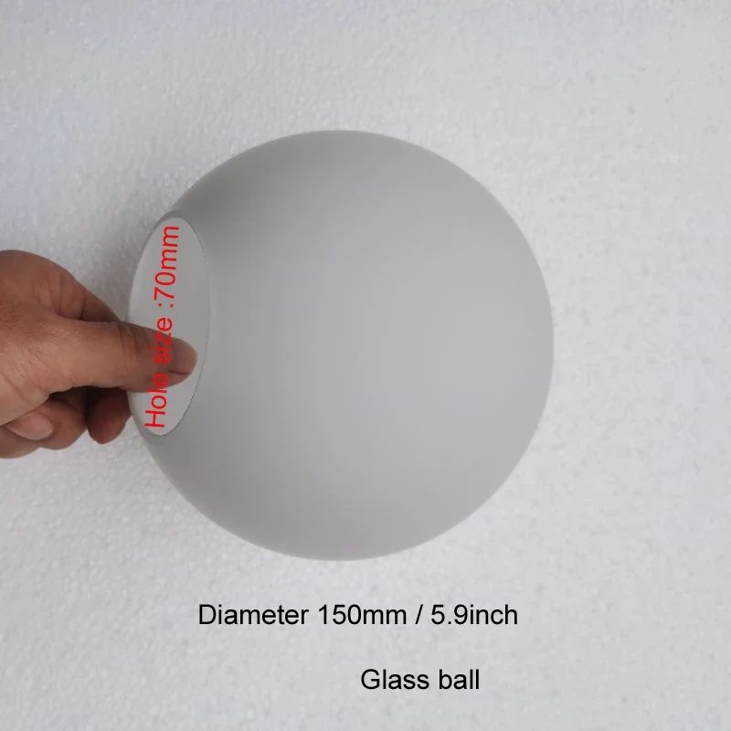 Nordische Glas Kugelleuchte Pendelleuchte Messing für Wohnzimmer und Flur Klassisch