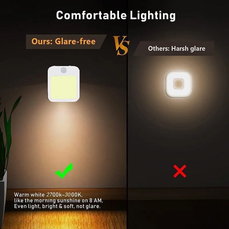 Bewegungsmelder LED Nachtlicht dimmbar für Flur und Schlafzimmer