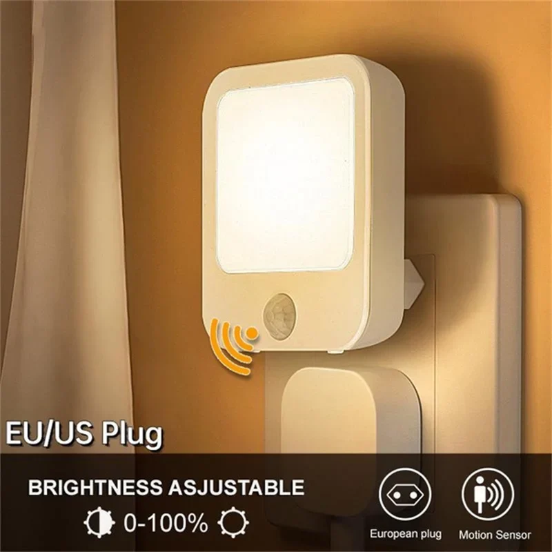Bewegungsmelder LED Nachtlicht dimmbar für Flur und Schlafzimmer