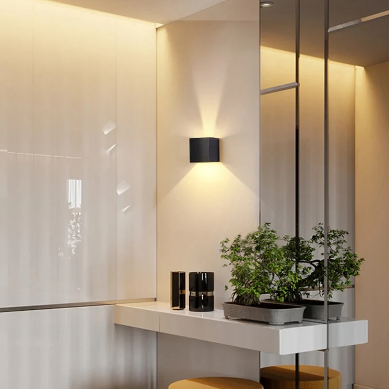 Moderne LED Wandleuchte Schwenkbar für Schlafzimmer Leseleuchte und Wohnzimmer