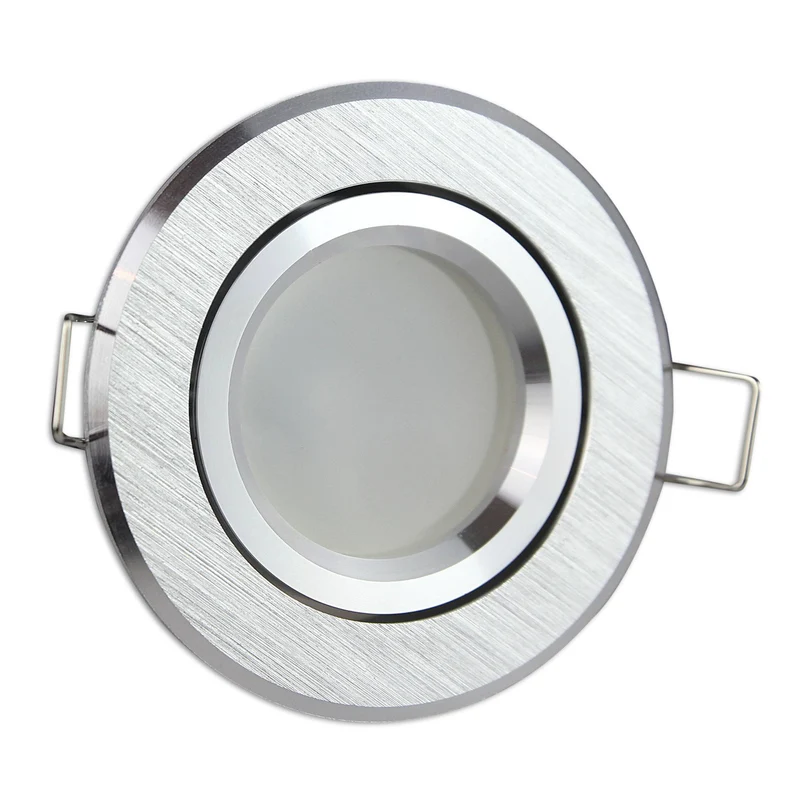 LED Einbaustrahler schwenkbar 30mm Tiefe 3W 5W 6,5W Aluminium 230 Volt