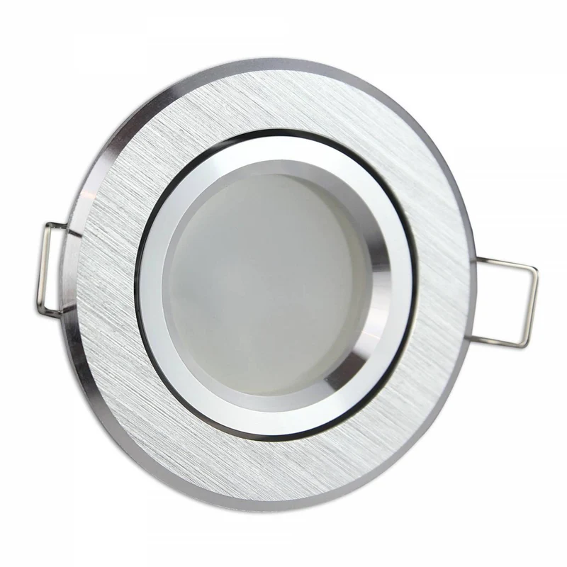 LED Einbaustrahler schwenkbar 30mm Tiefe 3W 5W 6,5W Aluminium 230 Volt