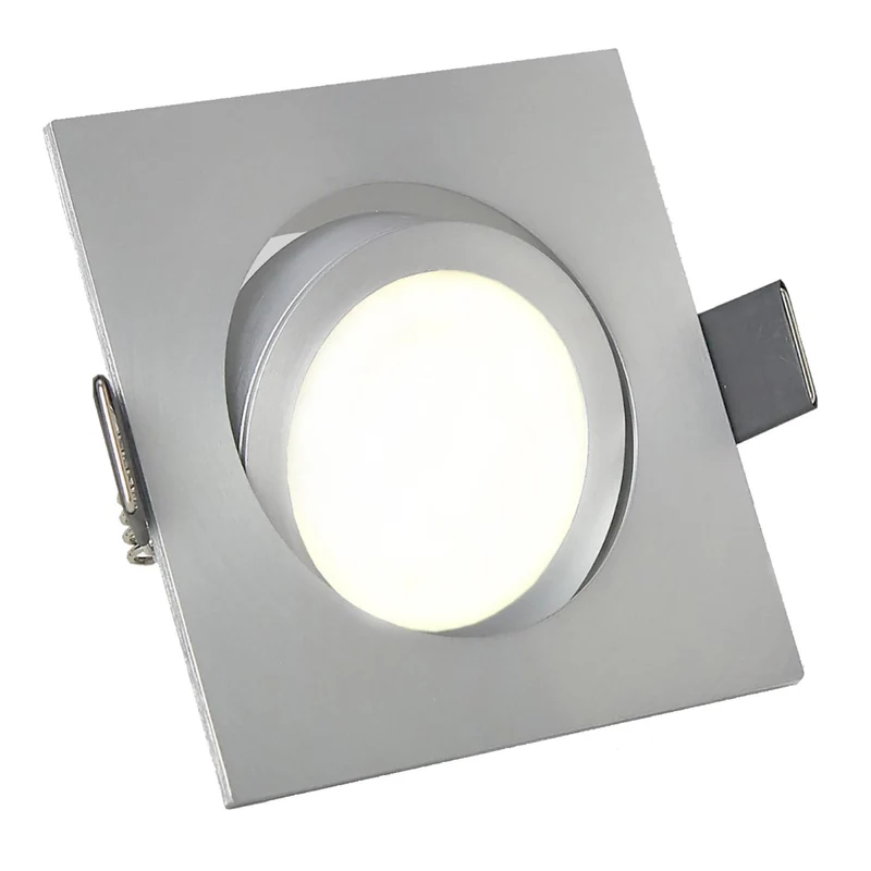 LED Einbaustrahler super flach 3-6,5W Aluminium 230 Volt Spot Licht 70mm