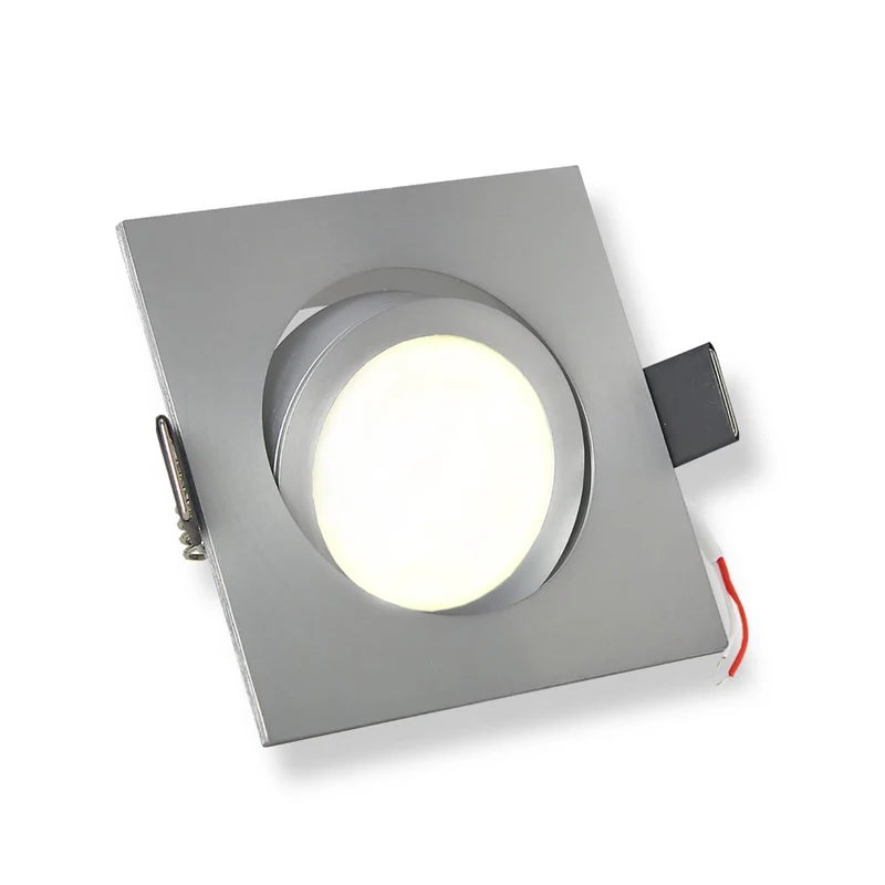 LED Einbaustrahler super flach 3-6,5W Aluminium 230 Volt Spot Licht 70mm