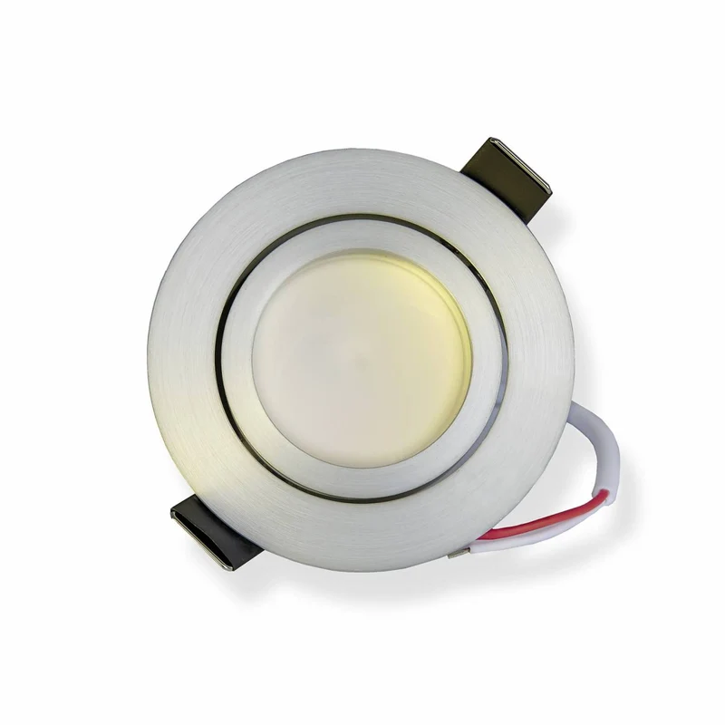 LED Einbaustrahler super flach 3-6,5W Aluminium 230 Volt Spot Licht 70mm