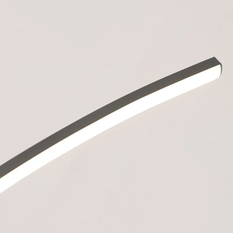 Modernes Bogen LED Pendelleuchte Schwenkbar für Über Dem Esstisch und Arbeitstisch