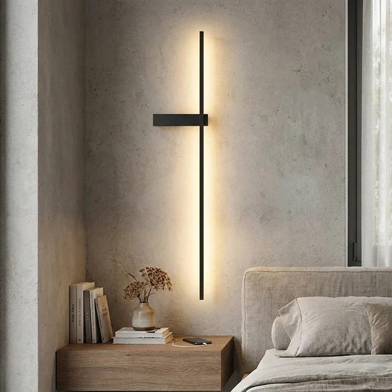 Moderne LED Wandleuchte Rattan für Wohnzimmer und Schlafzimmer Boho Deko