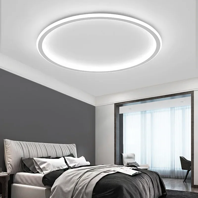 Nordische LED Deckenleuchte mit Fernbedienung für Wohn- und Schlafräume