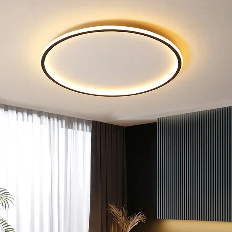 Nordische LED Deckenleuchte mit Fernbedienung für Wohn- und Schlafräume