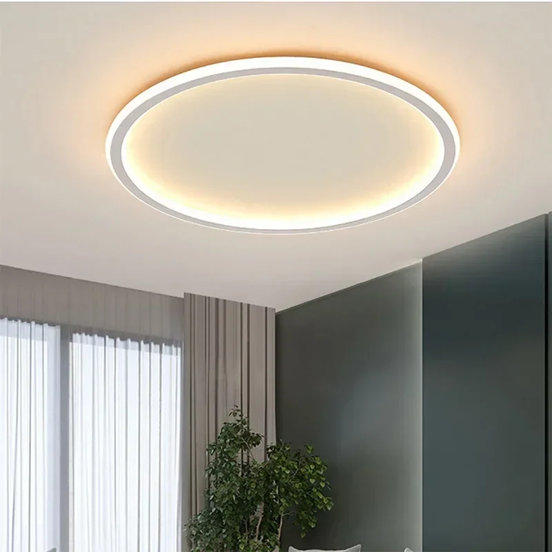 Nordische LED Deckenleuchte mit Fernbedienung für Wohn- und Schlafräume