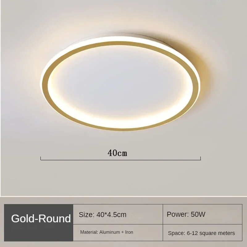 Nordische LED Deckenleuchte mit Fernbedienung für Wohn- und Schlafräume