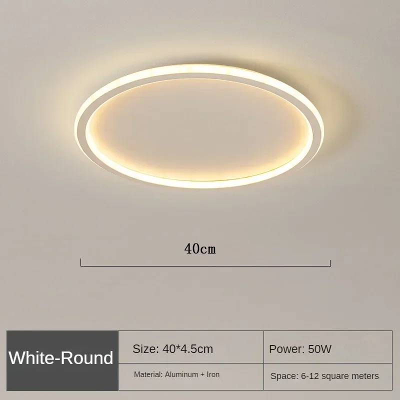 Nordische LED Deckenleuchte mit Fernbedienung für Wohn- und Schlafräume