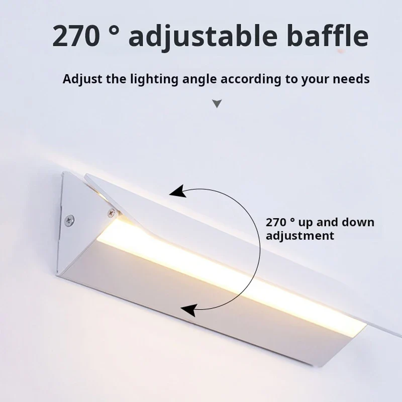 Moderne LED Wandleuchte Flexibel für Schlafzimmer und Büro Leseleuchte