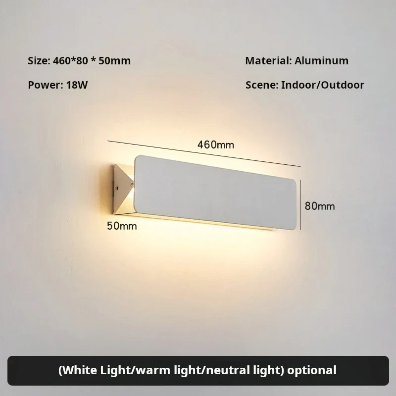 Moderne LED Wandleuchte Flexibel für Schlafzimmer und Büro Leseleuchte