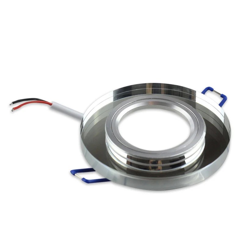 LED Einbaustrahler Glas super flach 3-6,5W Spot Einbauleuchte Panel