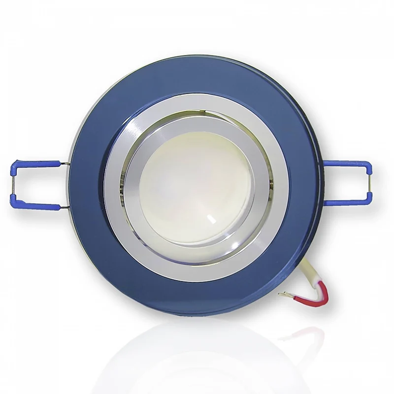 LED Einbaustrahler Glas schwenkbar flach 3-6,5W 230 Volt Einbauspot Lampe