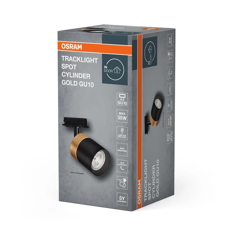 OSRAM TRACKLIGHT Schienensystem Leuchte, gold/schwarz
