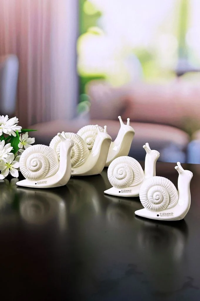 Dekoset Glas Alone mit Schnecke Berta
