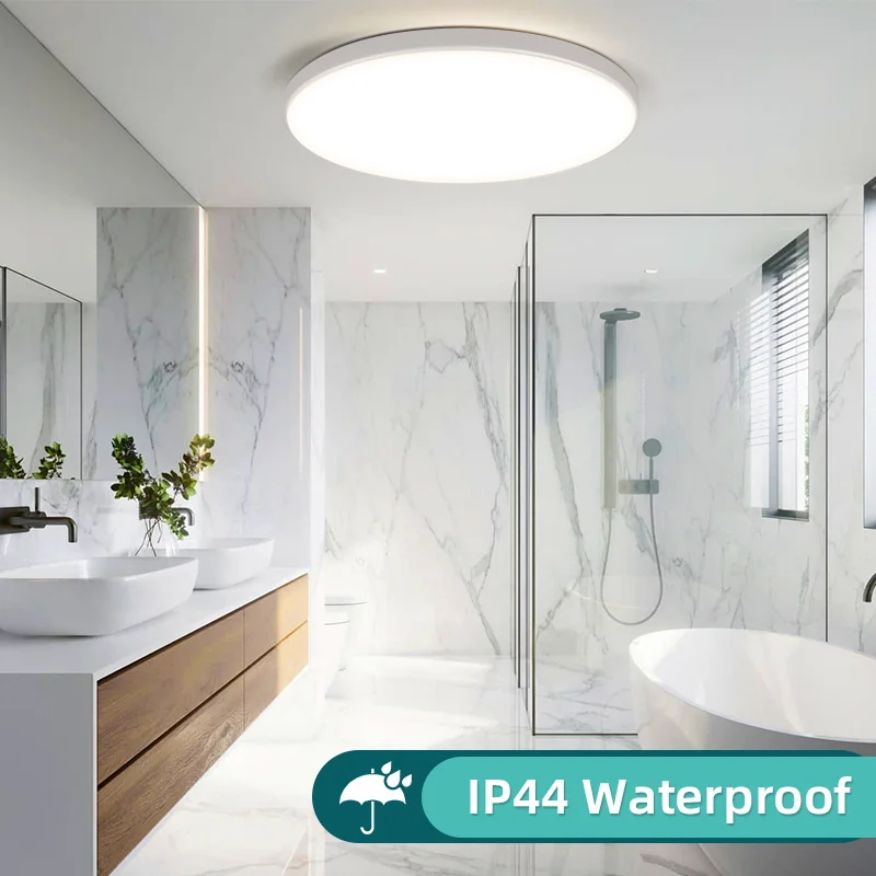 Ultra-Flache LED Deckenleuchte Rund und Eckig 15W–30W für alle Zimmer