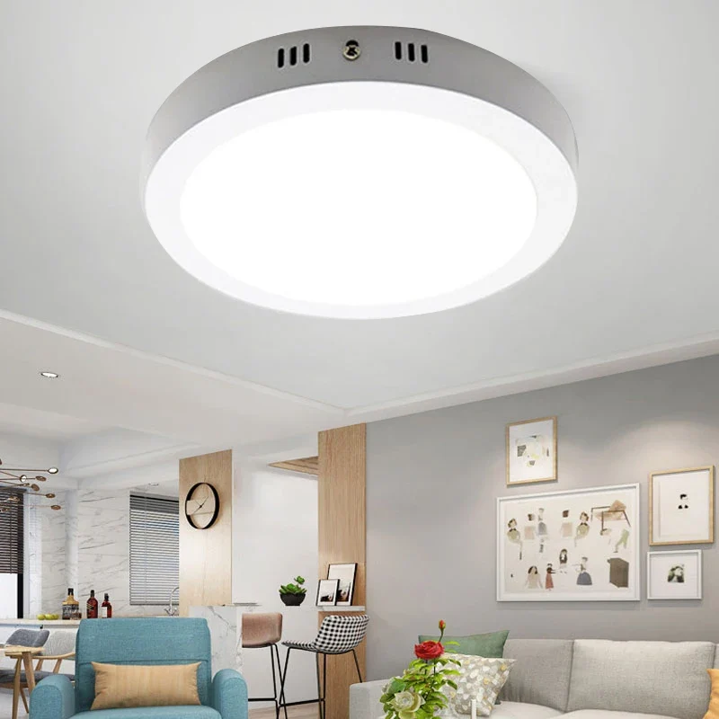 Ultra-Flache LED Deckenleuchte Rund und Eckig 15W–30W für alle Zimmer