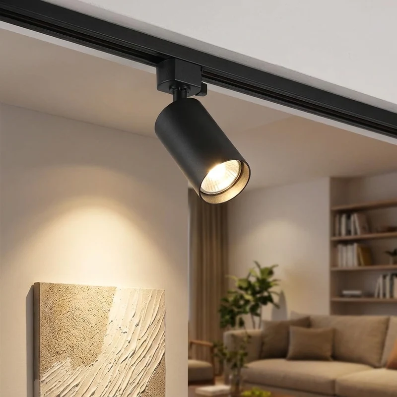 Modernes GU10 LED Schienensystem 1–6 Spots für Küche und Ladenbeleuchtung