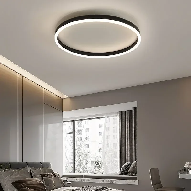 Runde LED Ring Deckenleuchte mit optionalem Dimmer für Schlafzimmer und Diele