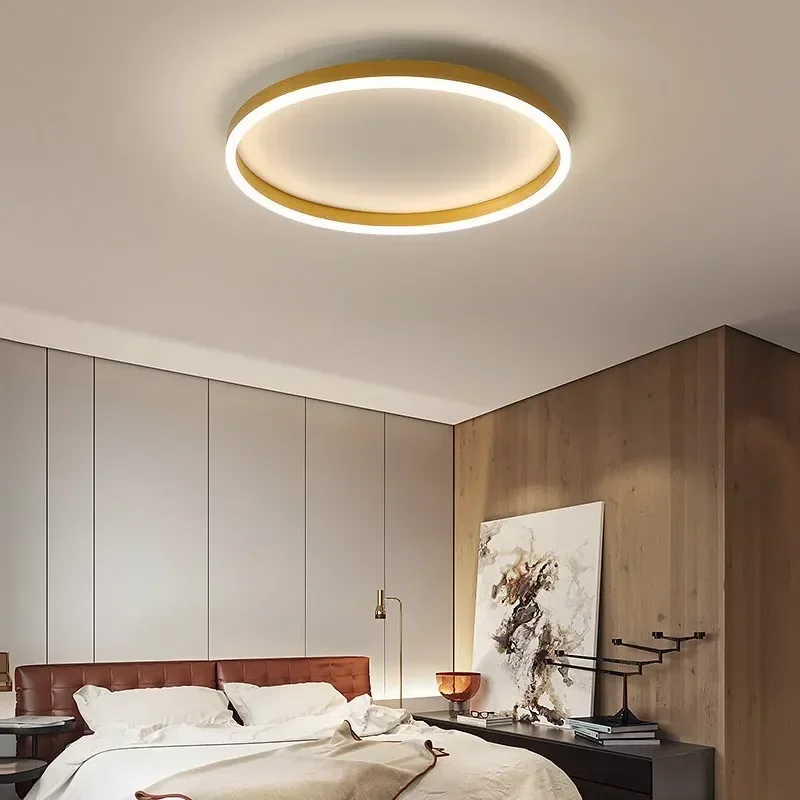 Runde LED Ring Deckenleuchte mit optionalem Dimmer für Schlafzimmer und Diele