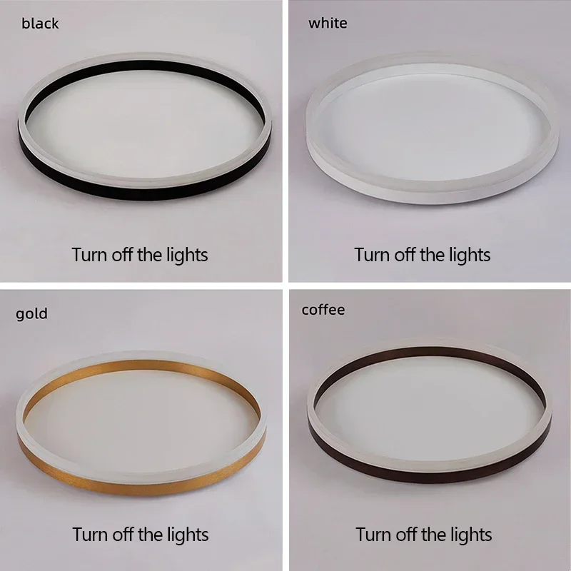 Runde LED Ring Deckenleuchte mit optionalem Dimmer für Schlafzimmer und Diele