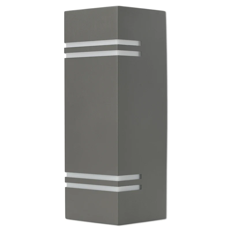 Wandleuchte Außen-Leuchte 25cm Außenlampe IP44 2x GU10 up down Wandlampe