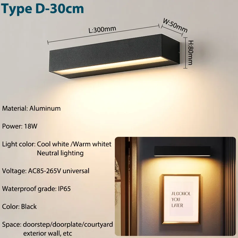 Moderne Geometrische LED Wandleuchte für Wohnzimmer und Schlafzimmer Dekor