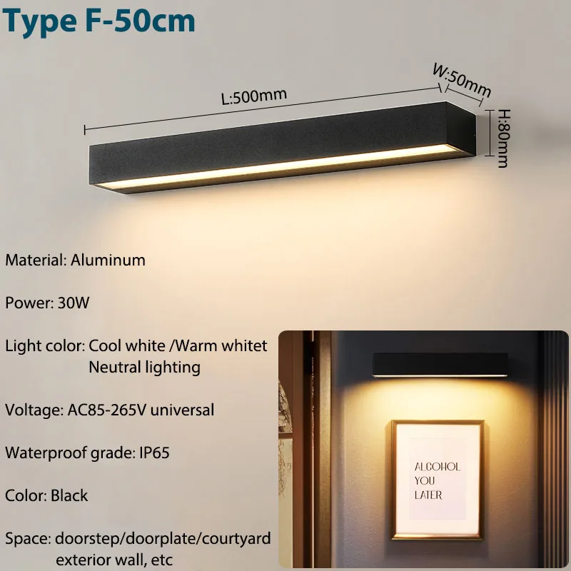 Moderne Geometrische LED Wandleuchte für Wohnzimmer und Schlafzimmer Dekor