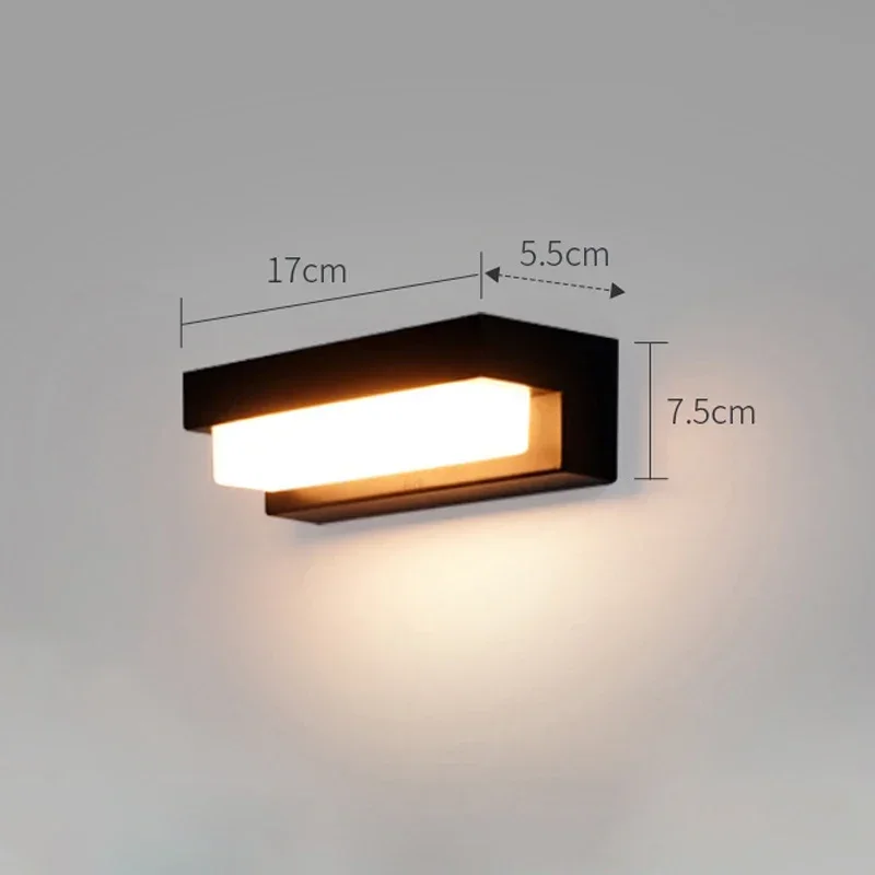 Moderne LED Wandleuchte Weiß für Wohnzimmer, Schlafzimmer und Flur