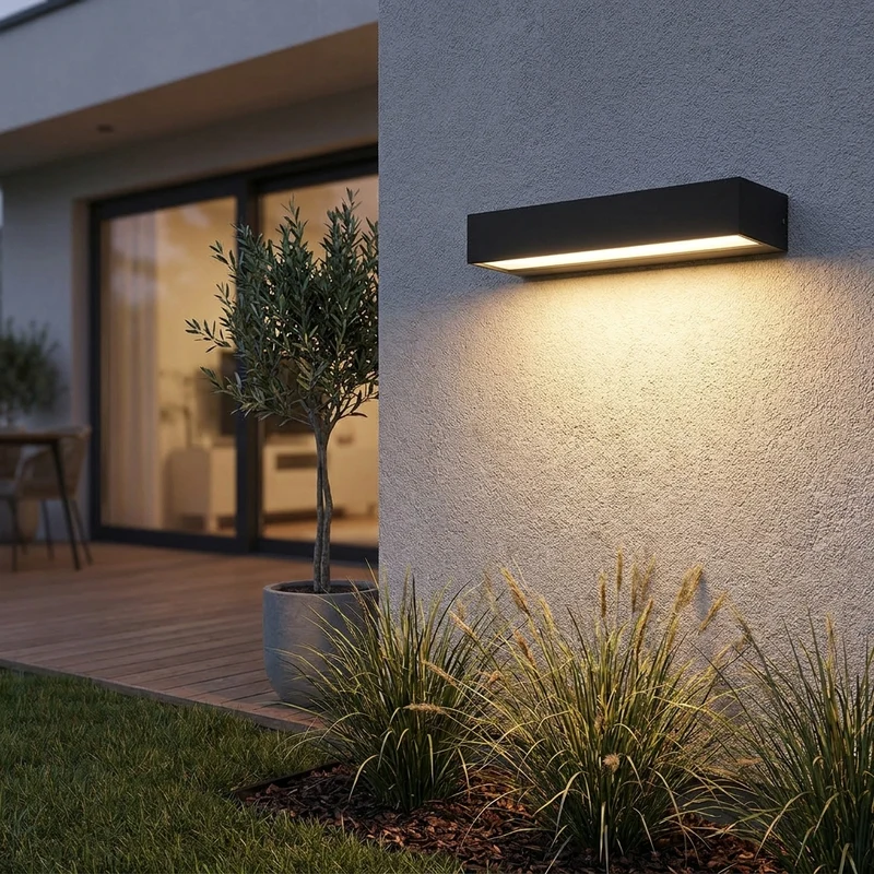 Außenwandleuchte LED Edelstahl IP65 für Hauseingang und Gartentor