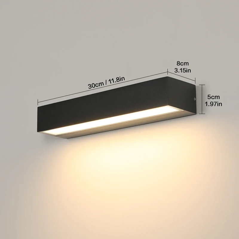 Außenwandleuchte LED Edelstahl IP65 für Hauseingang und Gartentor
