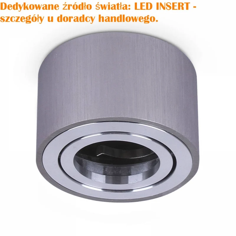 LED Einbaustrahler IP20 LED Modul 3-6,5W silber rund 50mm