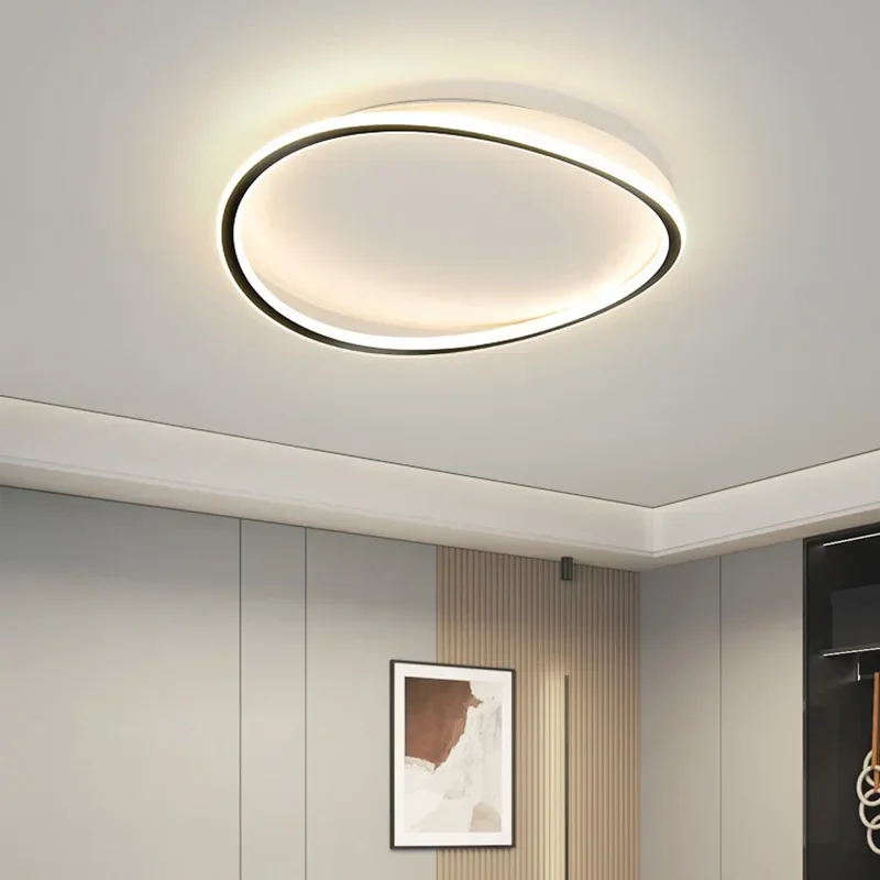 Moderner LED Decken Kronleuchter Schlicht für Wohnzimmer und Esszimmer Alltäglich