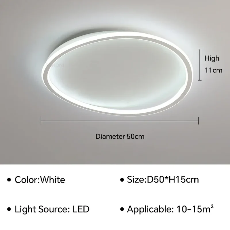 Moderner LED Decken Kronleuchter Schlicht für Wohnzimmer und Esszimmer Alltäglich