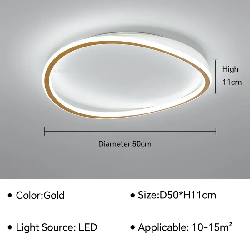Moderner LED Decken Kronleuchter Schlicht für Wohnzimmer und Esszimmer Alltäglich
