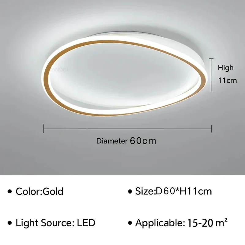 Moderner LED Decken Kronleuchter Schlicht für Wohnzimmer und Esszimmer Alltäglich
