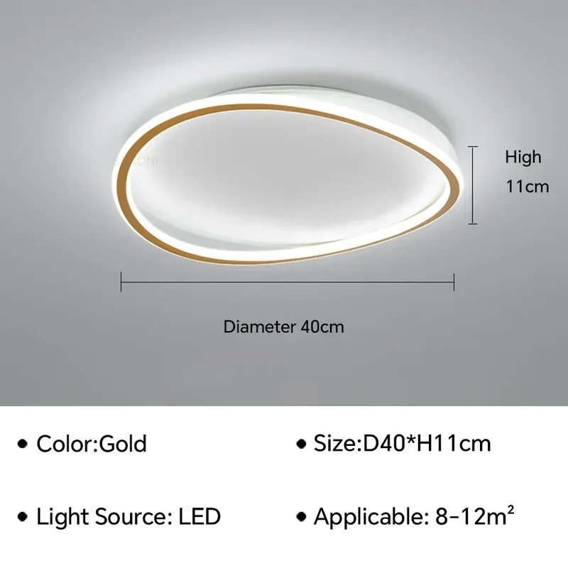 Moderner LED Decken Kronleuchter Schlicht für Wohnzimmer und Esszimmer Alltäglich