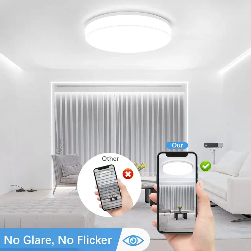 Runde LED Deckenleuchte 18W–48W in Warmweiß Kaltweiß und Neutralweiß
