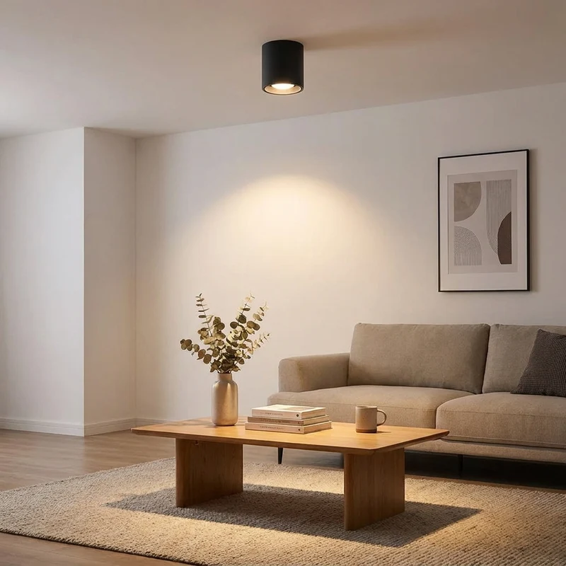 Schwenkbarer GU10 LED Aufbaustrahler Einzel und 3er-Pack für Küche und Büro
