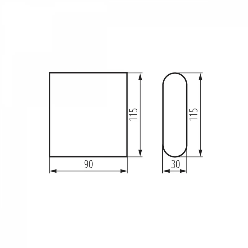 LED Wandleuchte Außen-Strahler 8W IP54 Wandstrahler Wand-Spot up down