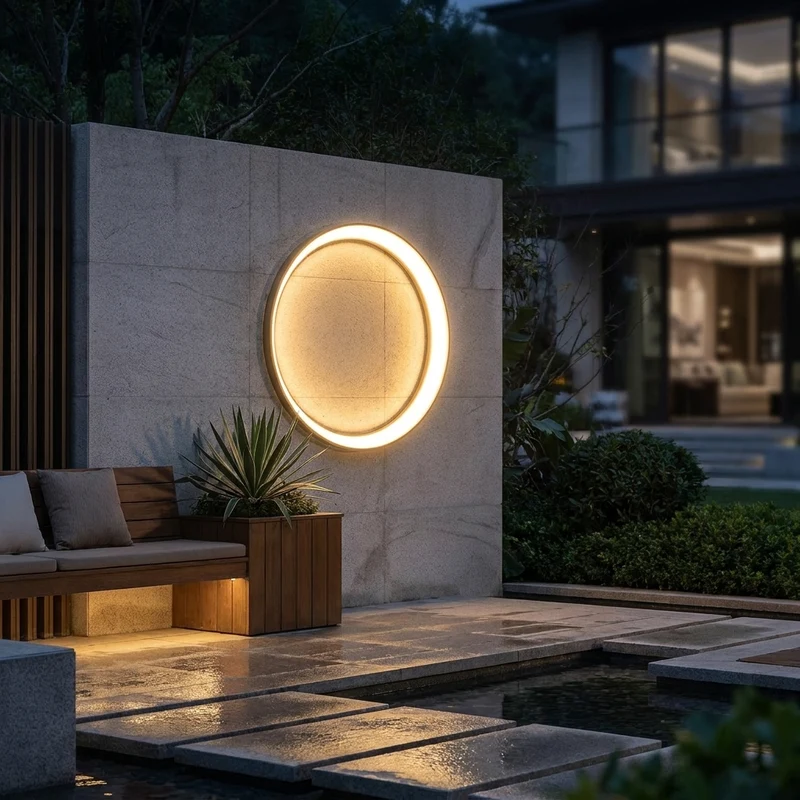 Moderne LED Außenwandleuchte Lantern-Stil für Hauseingang und Vorgarten