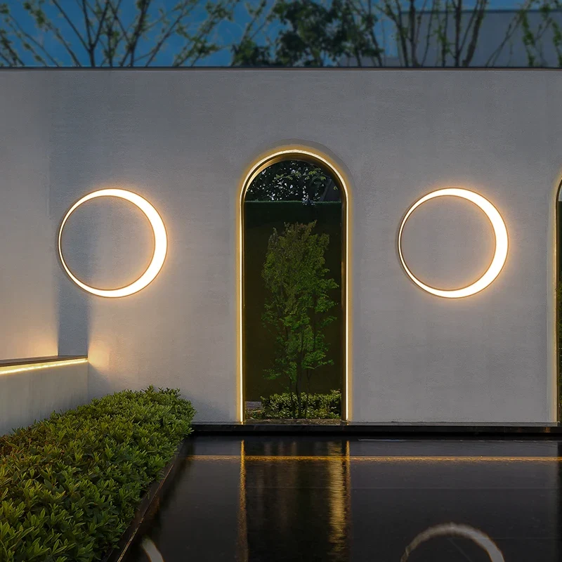 Moderne LED Außenwandleuchte Lantern-Stil für Hauseingang und Vorgarten