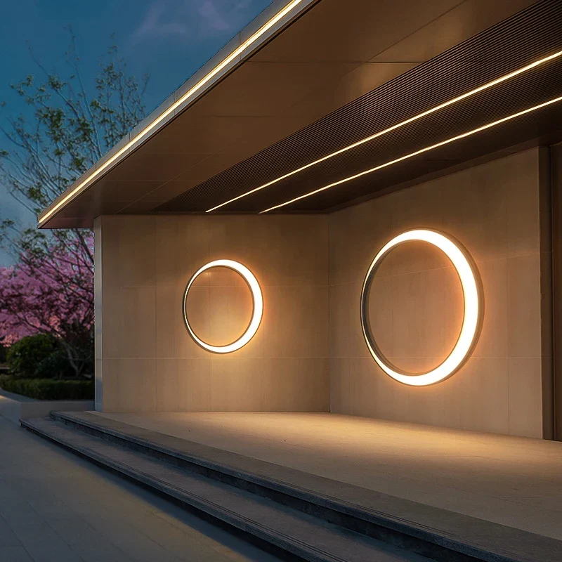 Moderne LED Außenwandleuchte Lantern-Stil für Hauseingang und Vorgarten